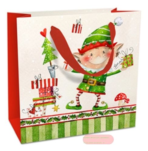 Bild von Geschenktasche matt, 17x17x8cm, Alfred Elf - VE 8