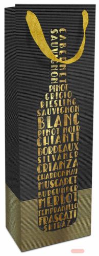 Bild von Geschenktasche matt, 12x37x8cm, Vinothek - VE 8