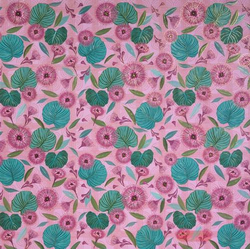 Bild von Geschenkpapier Bogen 50x70cm, Tropical Leaves - VE 10