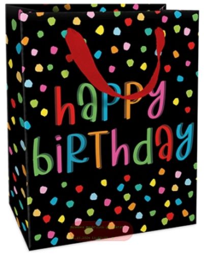 Bild von Geschenktasche matt, 12x15x6cm, Confetti Birthday - VE 8