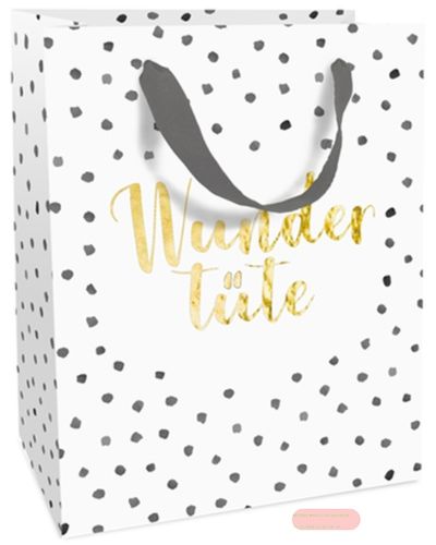 Bild von Geschenktasche matt, 12x15x6cm, Du bist - VE 8