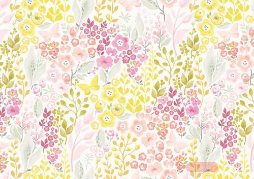 Bild von Geschenkpapier Rollen 2m x 70cm, Blooming - VE 5