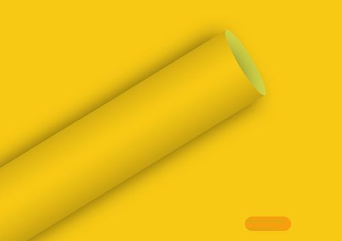 Bild von Geschenkpapier Rollen 2m x 70cm, By Nature Krafpapier Uni gelb - VE 5