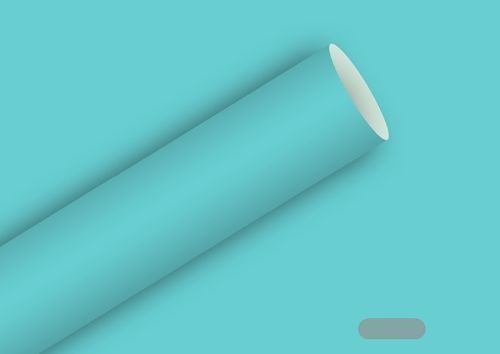 Bild von Geschenkpapier Rollen 2m x 70cm, By Nature Kraftpapier Uni aqua - VE 5