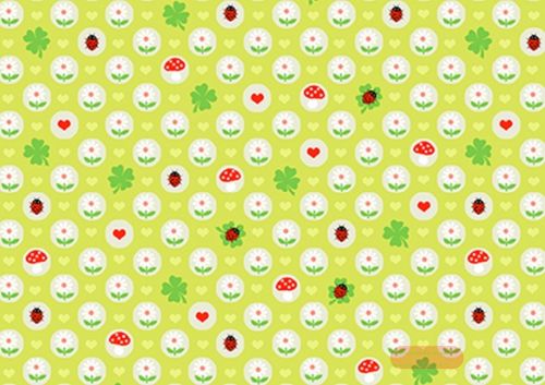 Bild von Geschenkpapier Rollen 2m x 70cm, Kleines Glück - VE 5