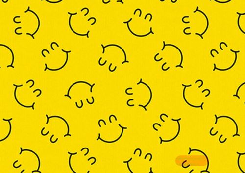 Bild von Geschenkpapier Rollen 2m x 70cm, Kraftpapier, Big Smile - VE 5