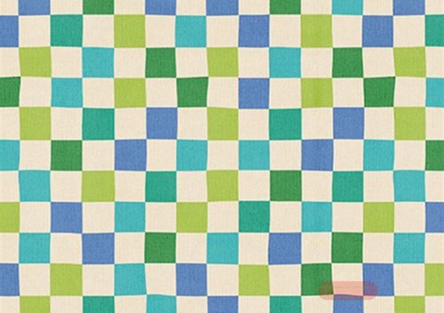 Bild von Geschenkpapier Rollen 2m x 70cm, Kraftpapier, Check up fresh - VE 5