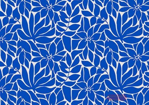 Bild von Geschenkpapier Rollen 2m x 70cm, Kraftpapier, Portofino azur - VE 5