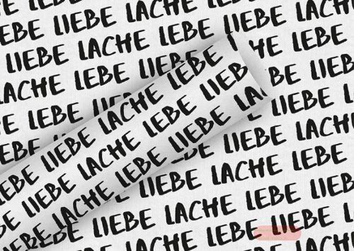 Bild von Geschenkpapier Rollen 2m x 70cm, Lebe,Liebe - VE 5