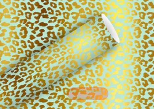 Bild von Geschenkpapier Rollen 2m x 70cm, Leo pale sea - VE 5