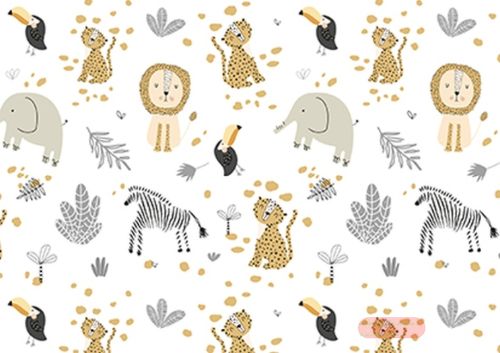 Bild von Geschenkpapier Rollen 2m x 70cm, Little Ones - VE 5