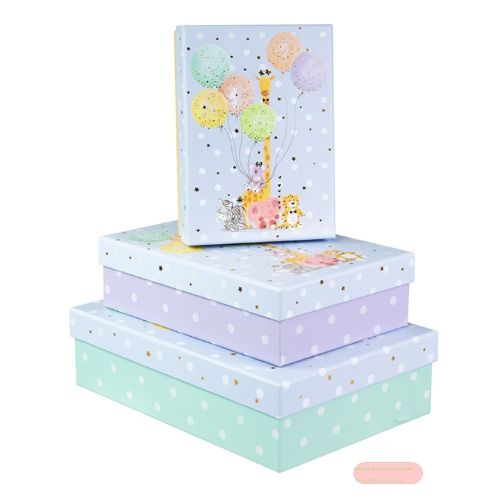 Bild von Geschenk-Sammelbox 3er Set, Grössen gem. Katalog, Balloon Party