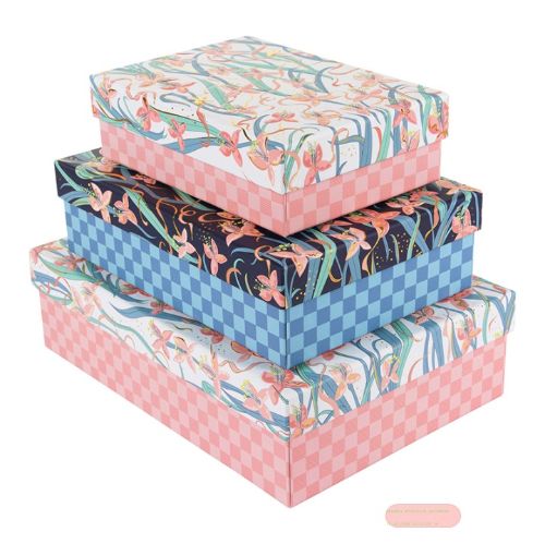 Bild von Geschenk-Sammelbox 3er Set, Grössen gem. Katalog, Garden Chic, bestehend aus: