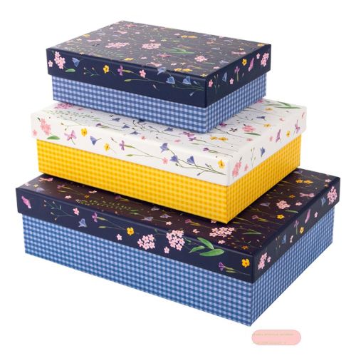 Bild von Geschenk-Sammelbox 3er Set, Grössen gem. Katalog, Meadow Miracles, bestehend aus: