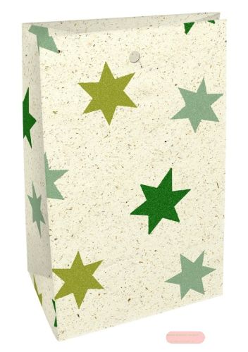 Bild von Geschenktasche Graspapier, 9x14,5x6cm, 4er Set, Iceland Forest - VE 10