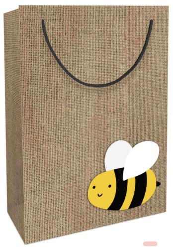 Bild von Geschenktasche Kraftpapier, 23x33x11cm, Just Bee - VE 10