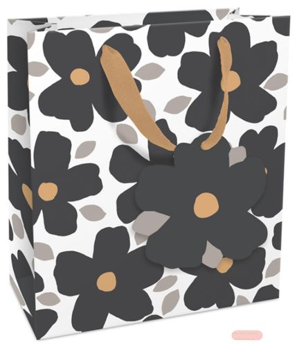 Bild von Geschenktasche laminiert matt 18x21x8cm, Poppy Pop, boho - VE 8