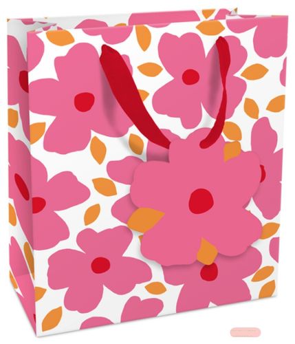 Bild von Geschenktasche laminiert matt 18x21x8cm, Poppy Pop, candy - VE 8