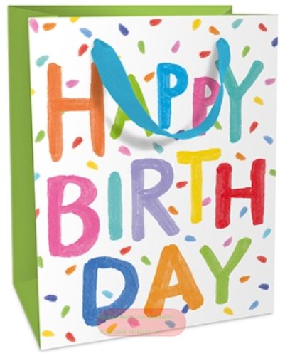 Bild von Geschenktasche laminiert matt, 11x16x5cm, Birthday Painting - VE 8