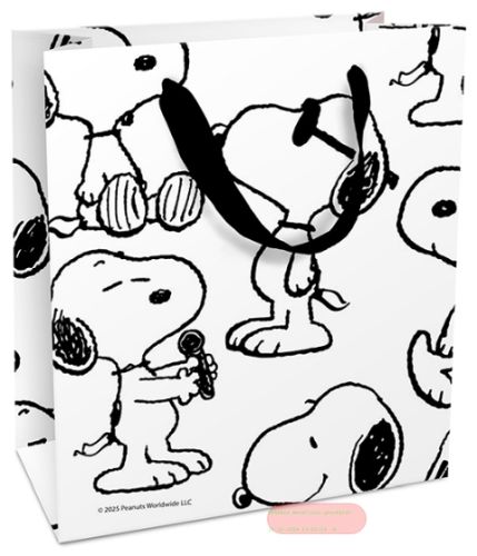 Bild von Geschenktasche matt, 18x21x8cm, Big Snoopy Infintiy matt - VE 8