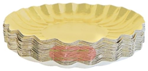 Bild von GOLD, Weihnachtsteller, Karton beschichtet, rund 20cm - VE 25