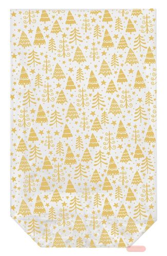Bild von GOLDEN FOREST,Klarsichtbeutel bedr.&Verschlussclips,14,5x23,5cm(10er- Sets) - VE 12 (Sets)