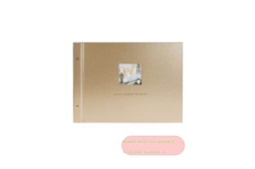 Bild von Goldhochzeits-Schraubalbum Goldene Hochzeit, 60 S.weiss, 39x31cm, p.partout, gold