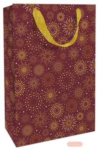 Bild von Geschenktasche matt, 26x36x13cm, Firework bordeaux - VE 8