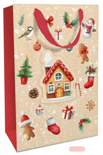 Bild von Geschenktasche matt, 26x36x13cm, My little house - VE 8
