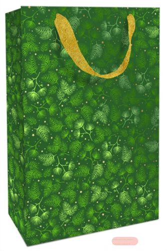 Bild von Geschenktasche matt, 26x36x13cm, X-mas Twigs forest - VE 8