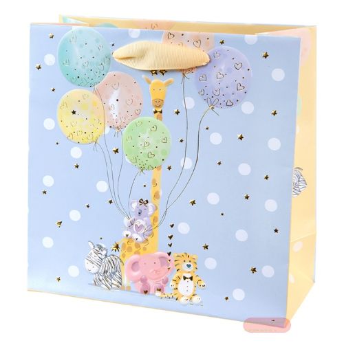 Bild von Geschenktaschen, 18x18x8cm, Balloon Party - VE 6