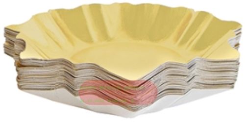 Bild von GOLD, Weihnachtsteller, Karton beschichtet, Sternform 28cm - VE 25