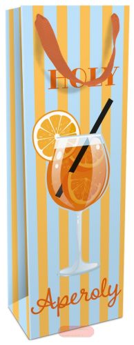 Bild von Geschenktasche matt, 12x36x8cm, Holy Aperoly - VE 8