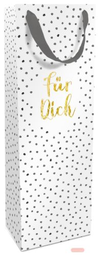 Bild von Geschenktasche matt, 12x37x8cm, Du bist - VE 8