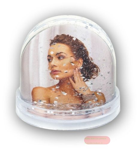 Bild von Glitzerkugel mit Glitter für Foto, Photo Globe, 6,5x6,2cm, im Display, PG122 - VE 6