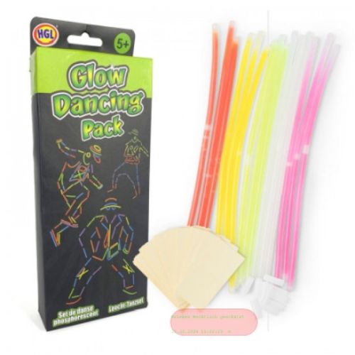 Bild von GLOW DANCING SET 150 PIECES, Tanz-Set Leuchtsticks Glow, in Box - VE 6