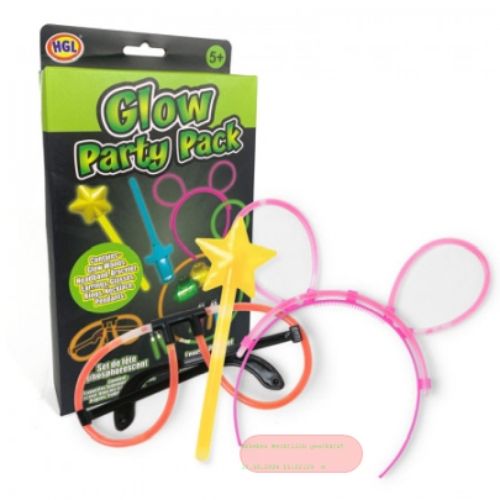 Bild von GLOW PARTY PACK 60 PIECES, Party-Set Leuchtsticks Glow, in Box - VE 6