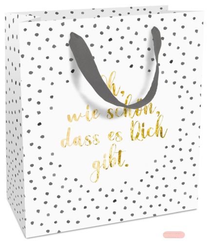 Bild von Geschenktasche matt, 18x21x8cm, Du bist - VE 8