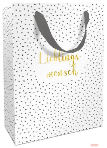 Bild von Geschenktasche matt, 25x33x11cm, Du bist - VE 8