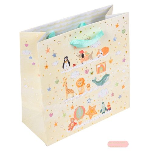 Bild von Geschenktaschen, 18x18x8cm, Toy Zoo - VE 12