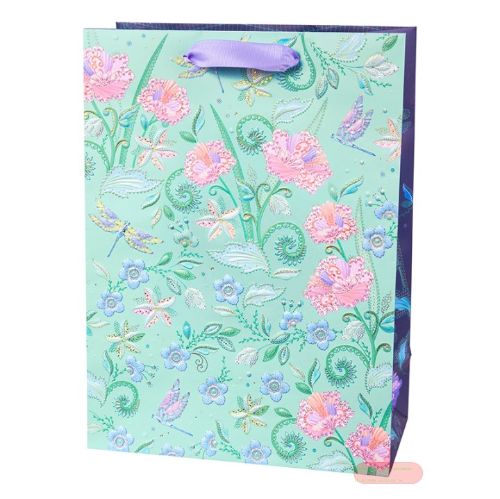 Bild von Geschenktaschen, 22x30x11cm, Nature's Melody mint - VE 6