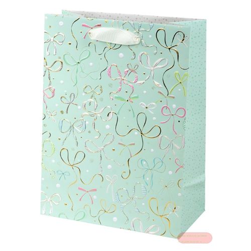 Bild von Geschenktaschen, 22x30x11cm, Ribboné mint - VE 6