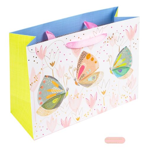Bild von Geschenktaschen, 25x18x10cm, Mariposa - VE 12