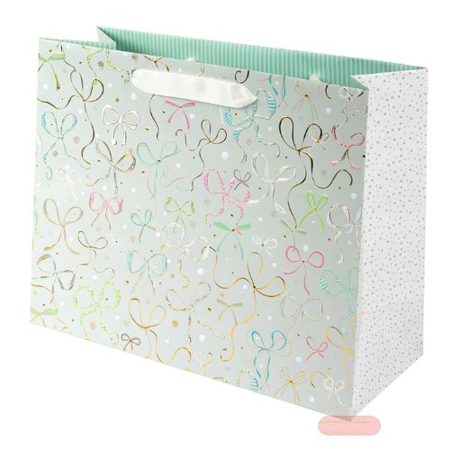 Bild von Geschenktaschen, 33x27x13cm, Ribboné taupe - VE 6