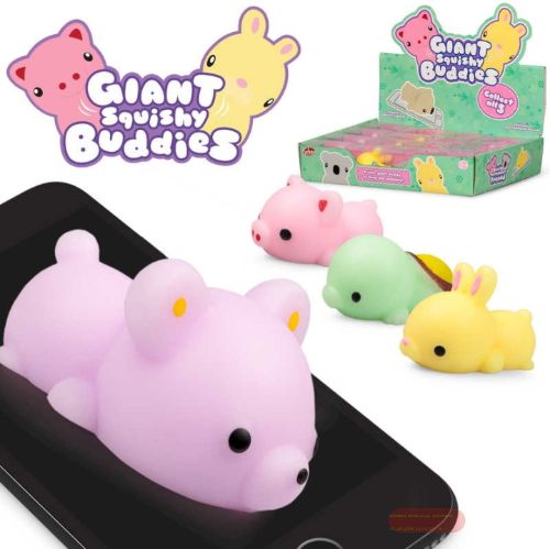 Bild von GIANT SQUISHY BUDDIES, Handydeco, mehrfach gemischt, ca.7,5cm, Display - VE 16