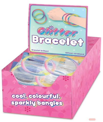 Bild von GLITTER BRACELET, Armband multicolor, ca.7cm, Display - VE 96