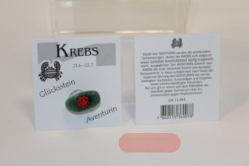 Bild von Glückstein Astro Krebs - VE 12