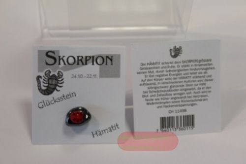 Bild von Glückstein Astro Skorpion - VE 12