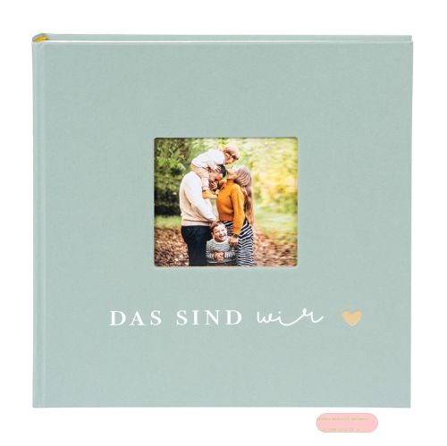 Bild von Hochzeitsfotoalbum 60 S.weiss, 30x31cm, p.p., DAS SIND wir