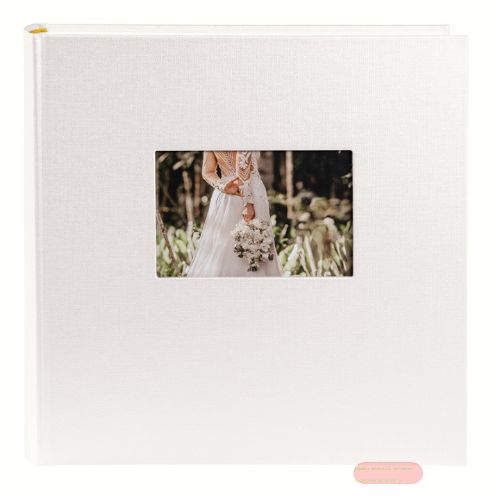 Bild von Hochzeits-Fotoalbum Romero, Kunstleder, p.p., 30x31cm, 100 Seiten weiss